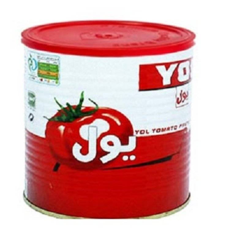 یول رب گوجه فرنگی قوطی 800 گرم